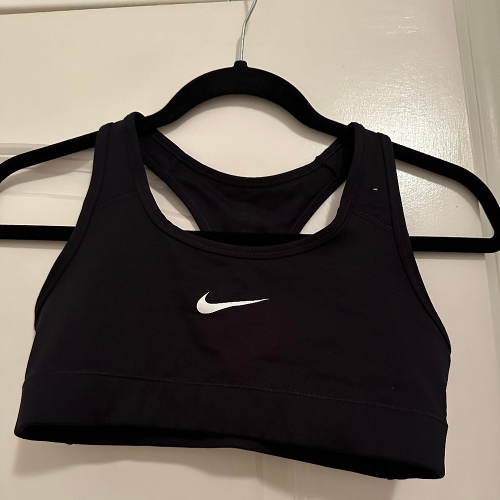 Nike Dri-FIT Swoosh Racerback Sports Bra | size S